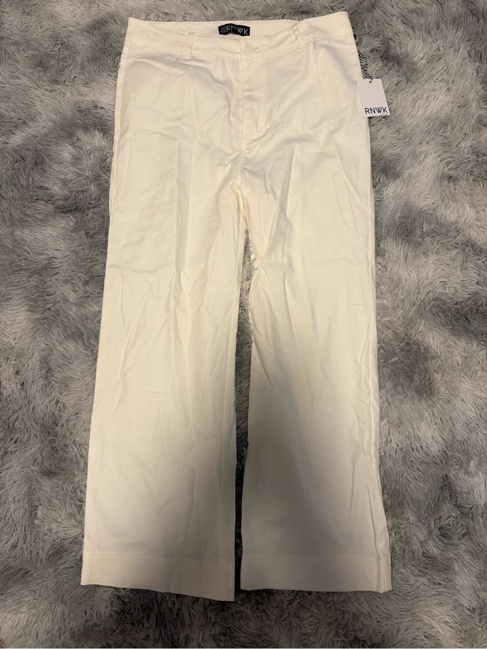 RNWK Women's Wide-Leg Pants in White